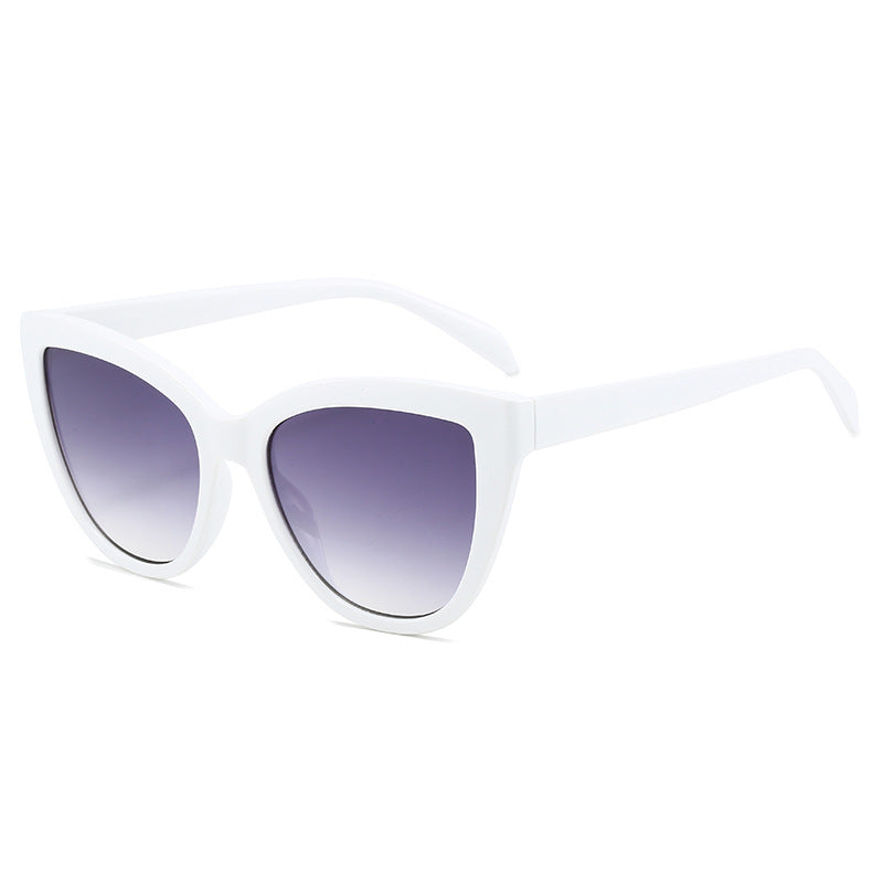 Women's Cat-Eye Sunglasses with Transparent Frame and UV Protection Kalsten