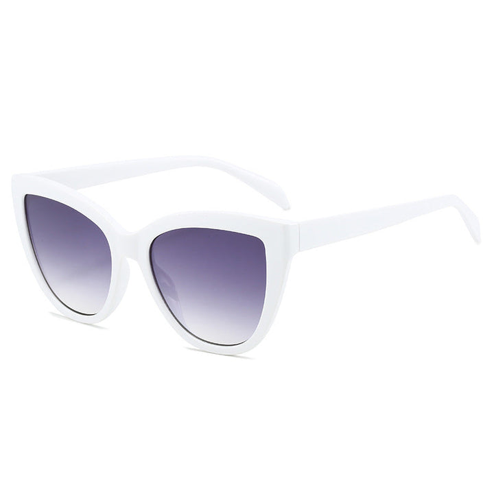 Women's Cat-Eye Sunglasses with Transparent Frame and UV Protection Kalsten