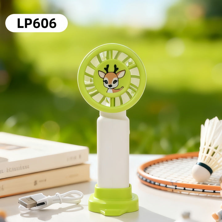 Women's portable hand fan with cute rabbit design Kalsten