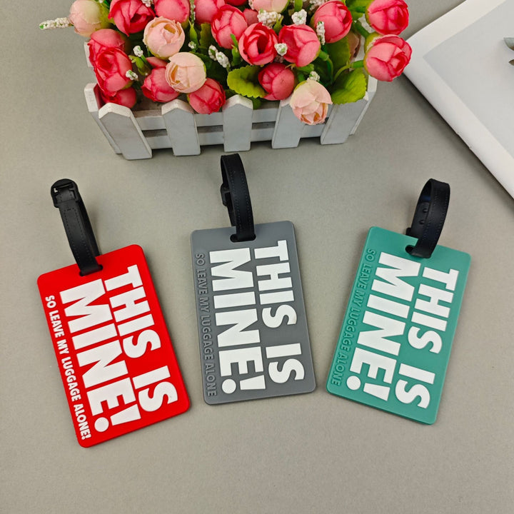 Unisex Luggage Tag with Humorous Message Kalsten