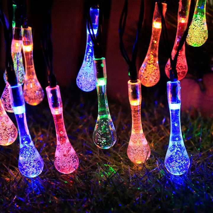 Globe LED String Lights With Waterproof Copper Wire And Textured Clear Bulbs Kalsten