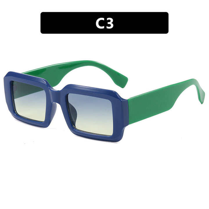 Ladies oversized square sunglasses with modern plastic frame Kalsten