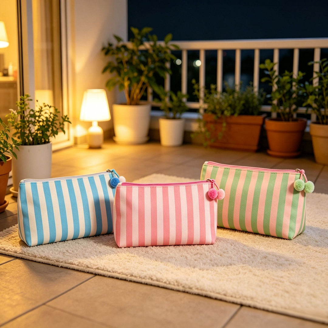 Cosmetic bag with playful tassels Kalsten