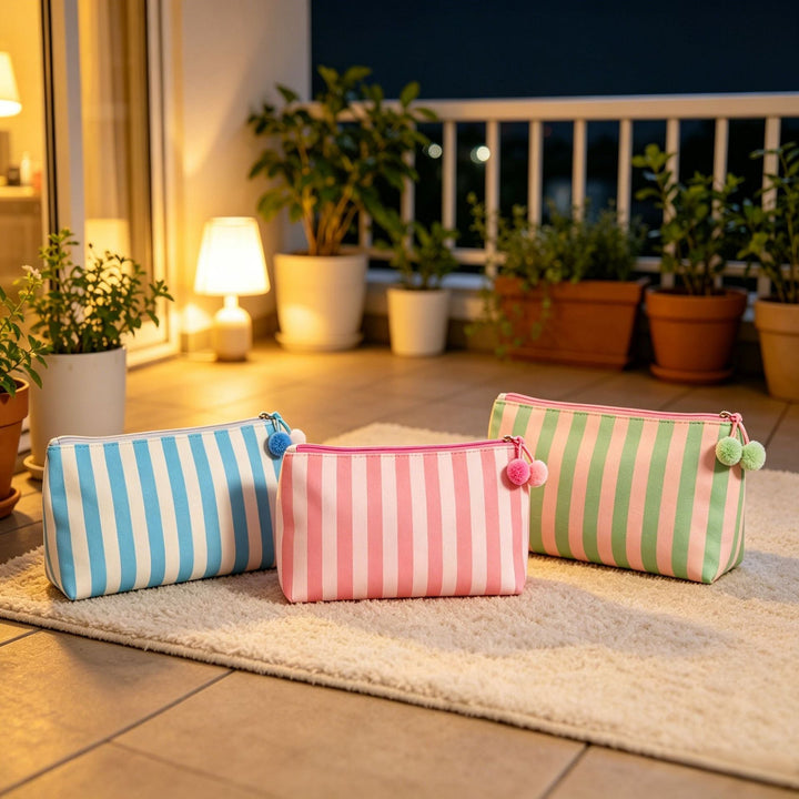 Cosmetic bag with playful tassels Kalsten