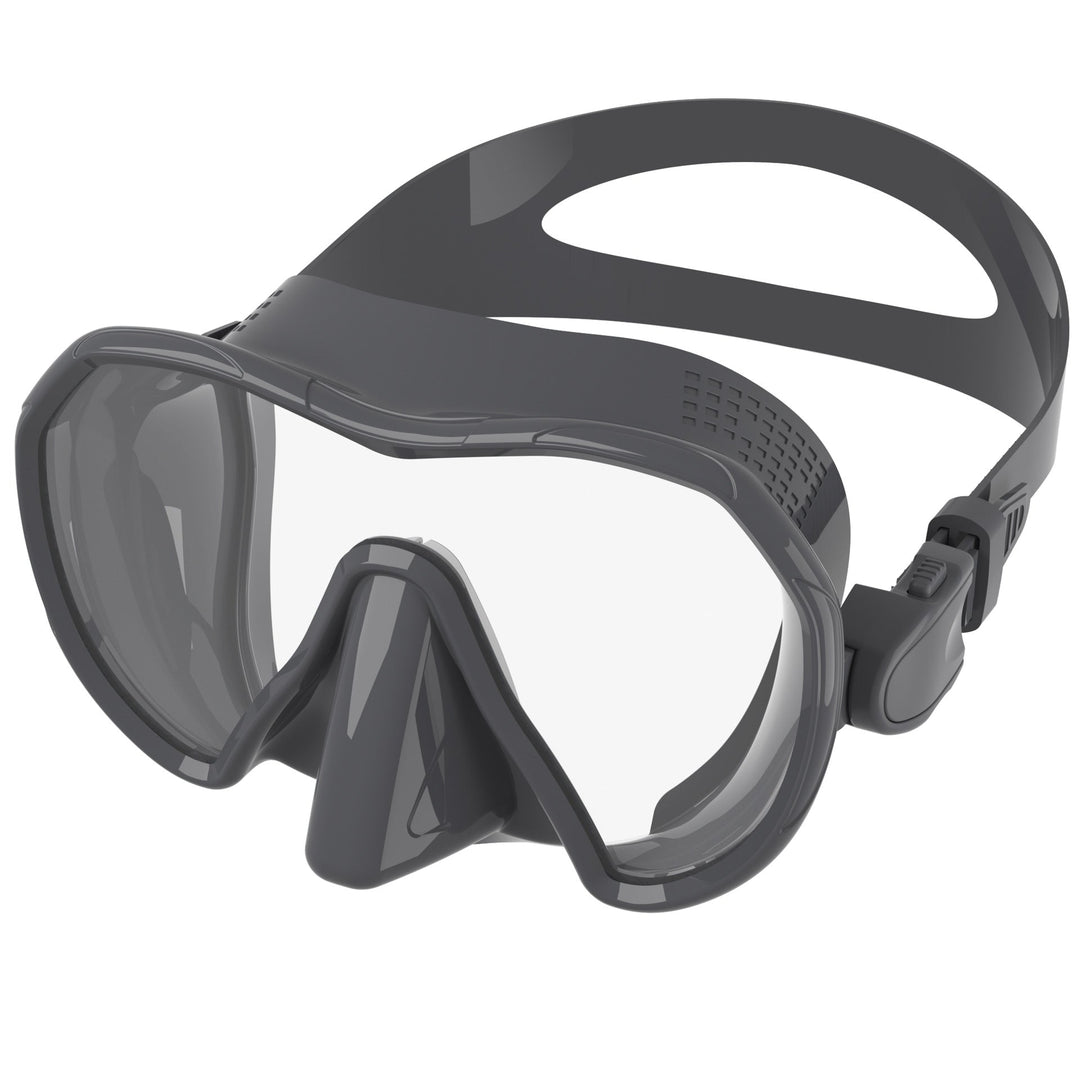Diving mask with wide field of vision and comfortable silicone edge Kalsten