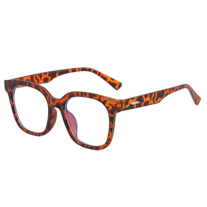 Women's designer glasses with an elegant square frame and modern accents Kalsten