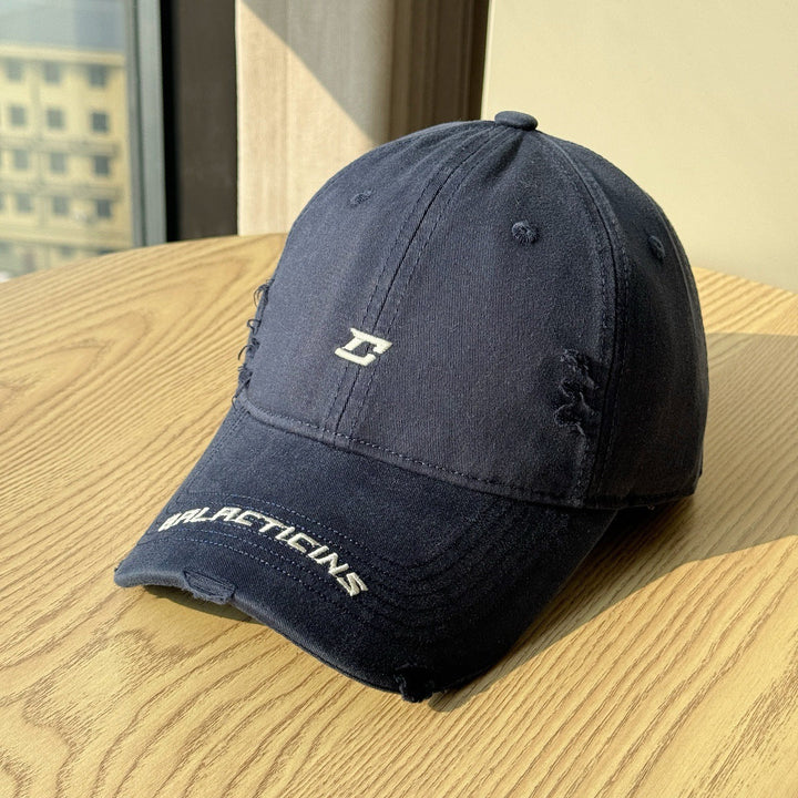 Men's Distressed Denim Baseball Cap Kalsten