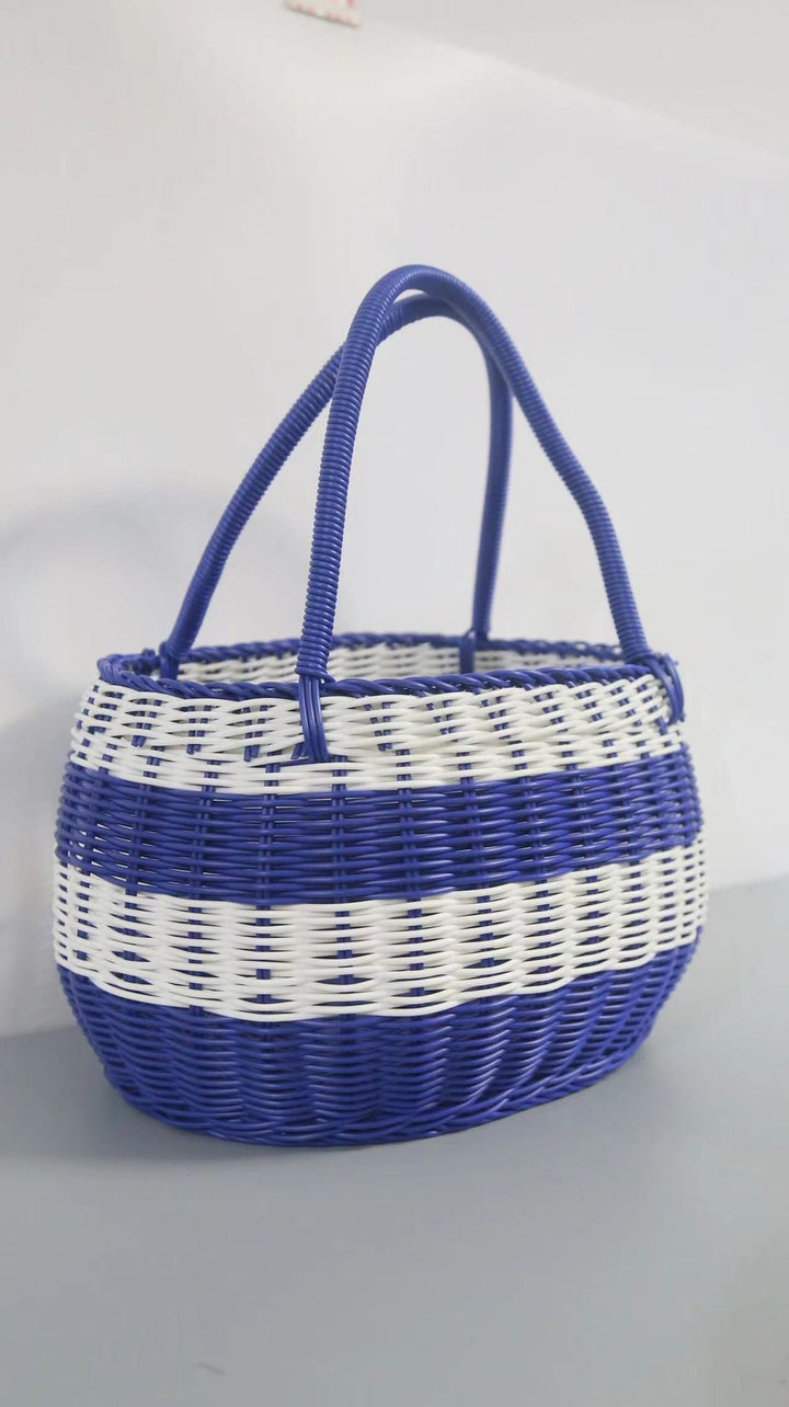 Women Handwoven Basket with Sturdy Handles Kalsten
