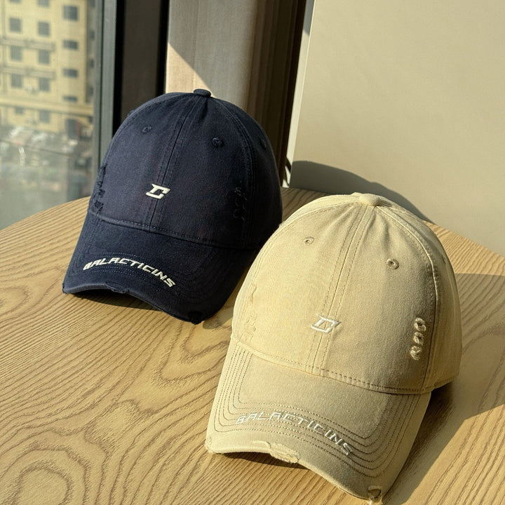 Men's Distressed Denim Baseball Cap Kalsten
