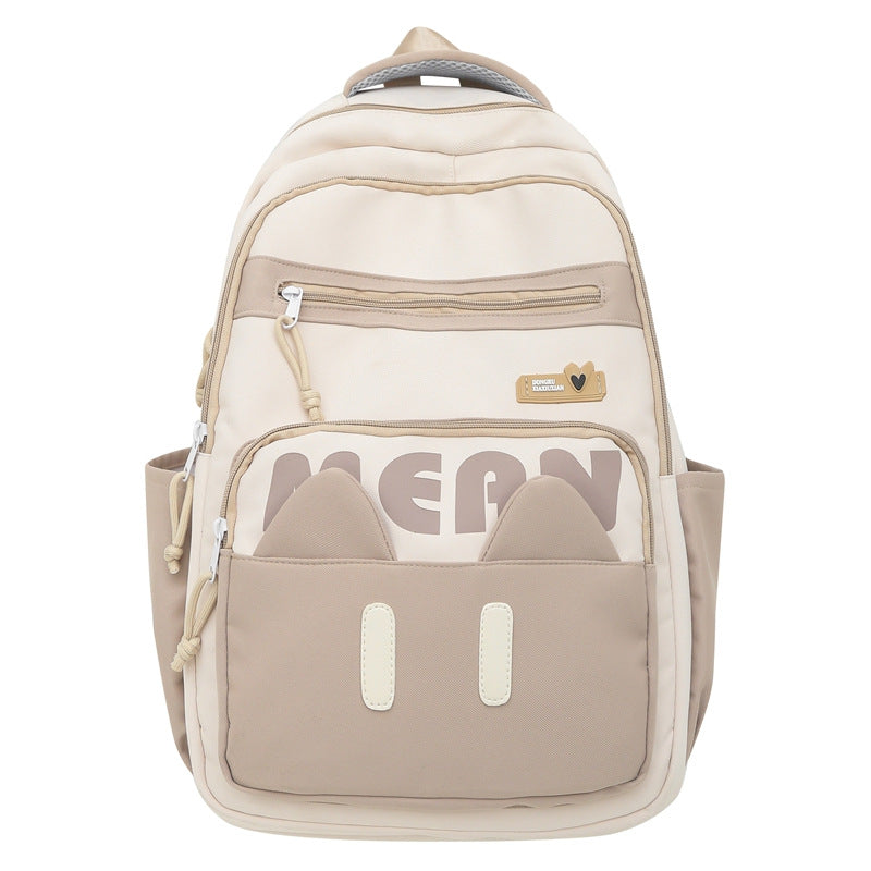 Cute Cat Ears School Backpack Kalsten