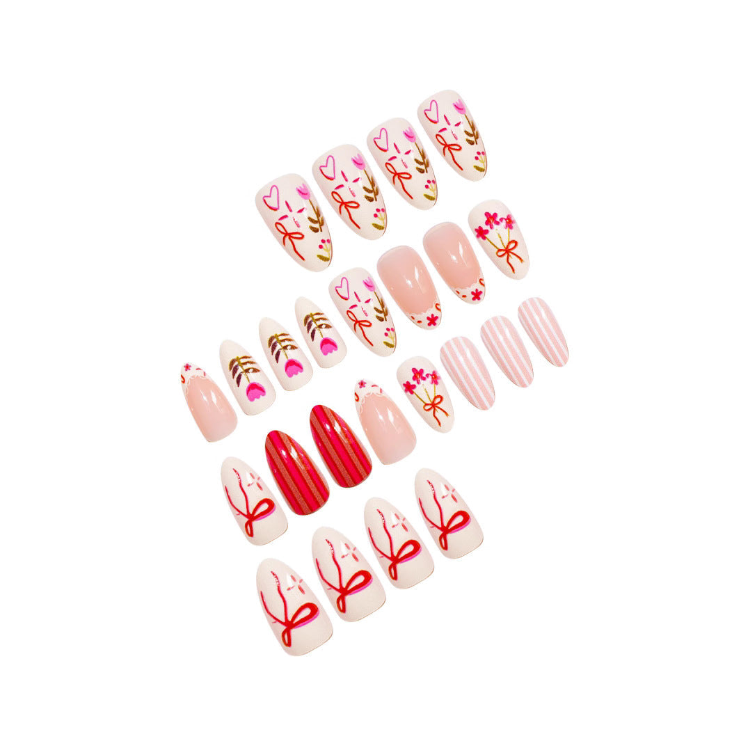 Artistic Floral Nail Art Set Kalsten