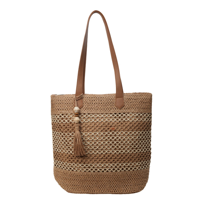 Handbag with Rustic Wave Design Kalsten