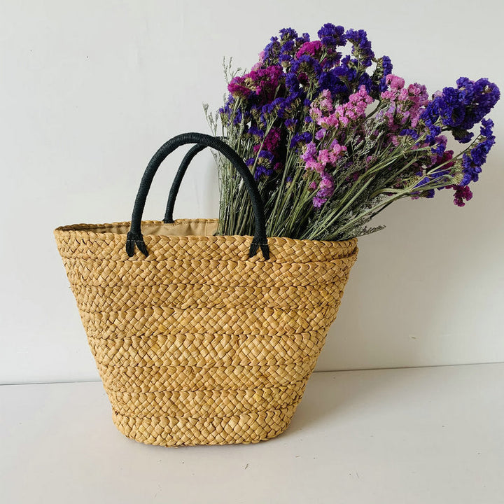 Handmade straw market bag Kalsten