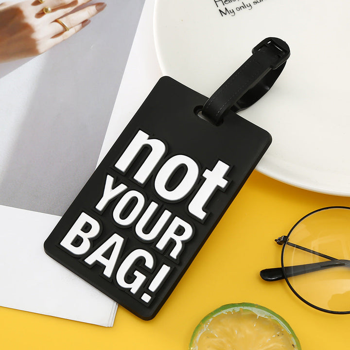 Unisex Luggage Tag with Eye-catching Message Kalsten