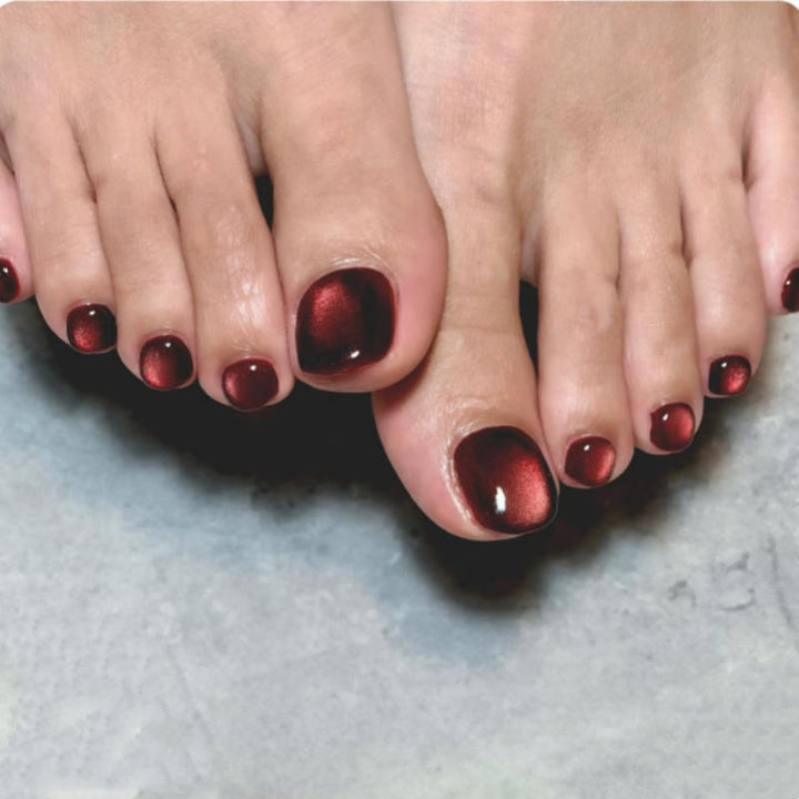Premium Nail Art Press-On Toenail Set Kalsten