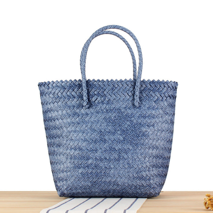 Braided Tote Bag with Sturdy Carry Handles Kalsten