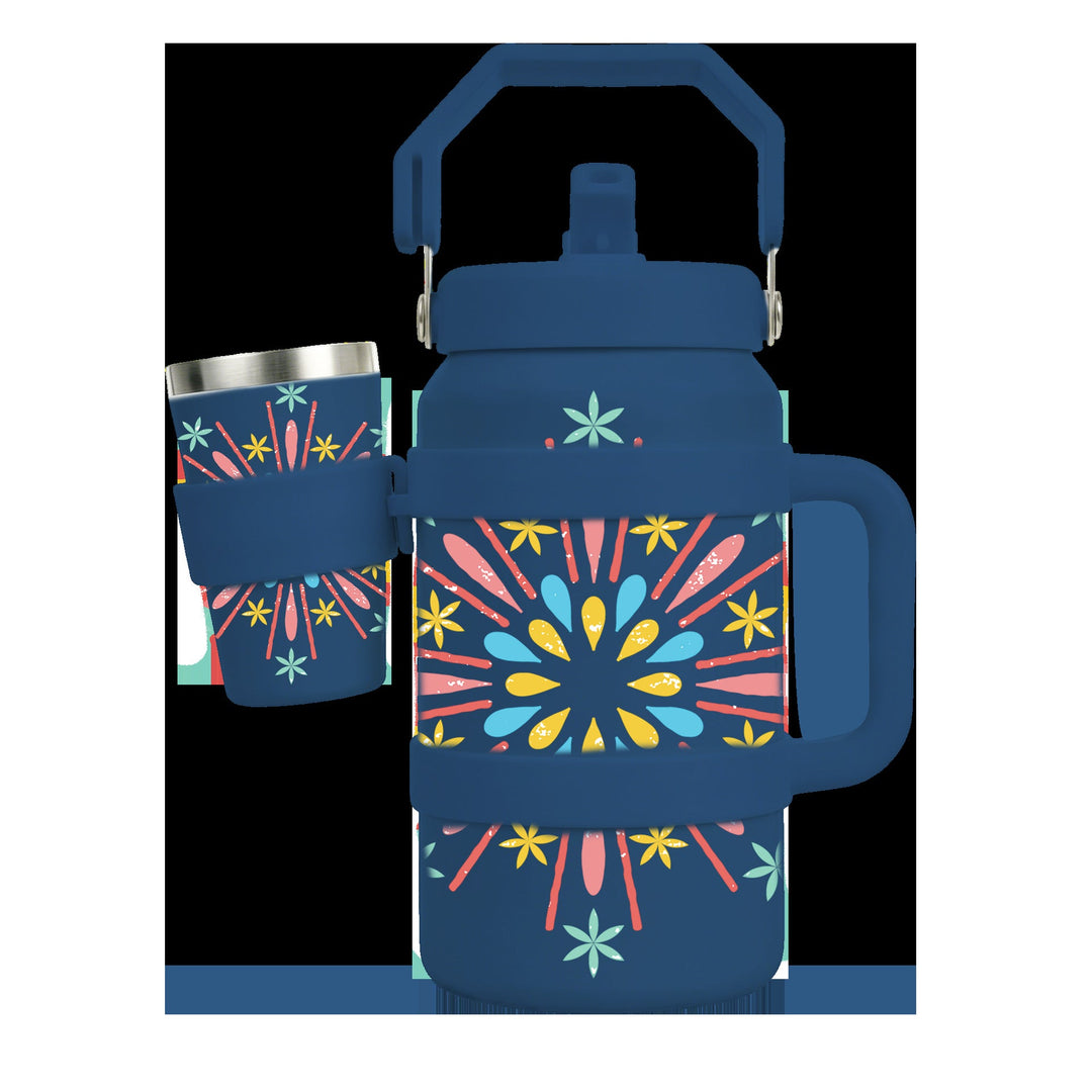 Ladies Insulated Drinking Bottle with Practical Carry Handle Kalsten