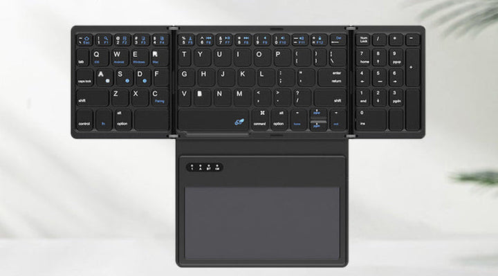 Ultra-Slim Portable Bluetooth Keyboard with Touchpad Kalsten