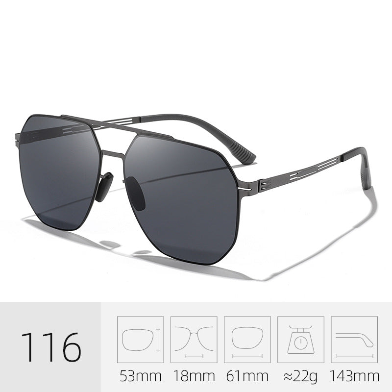 Premium Geometric Frame Sunglasses Kalsten