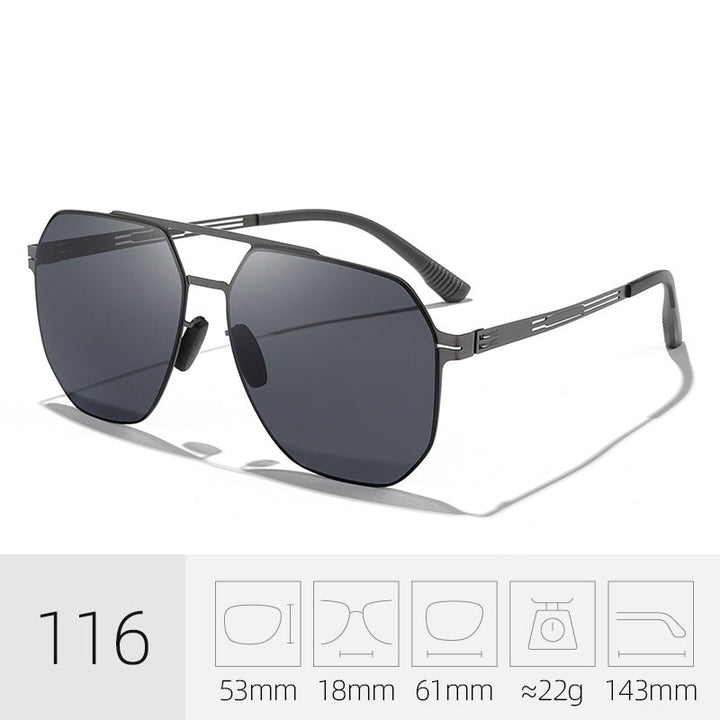 Premium Geometric Frame Sunglasses Kalsten