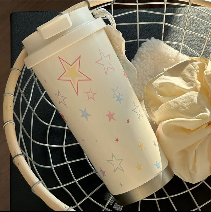 Women's insulated mug with practical carrying handle and charming Hello Kitty design Kalsten