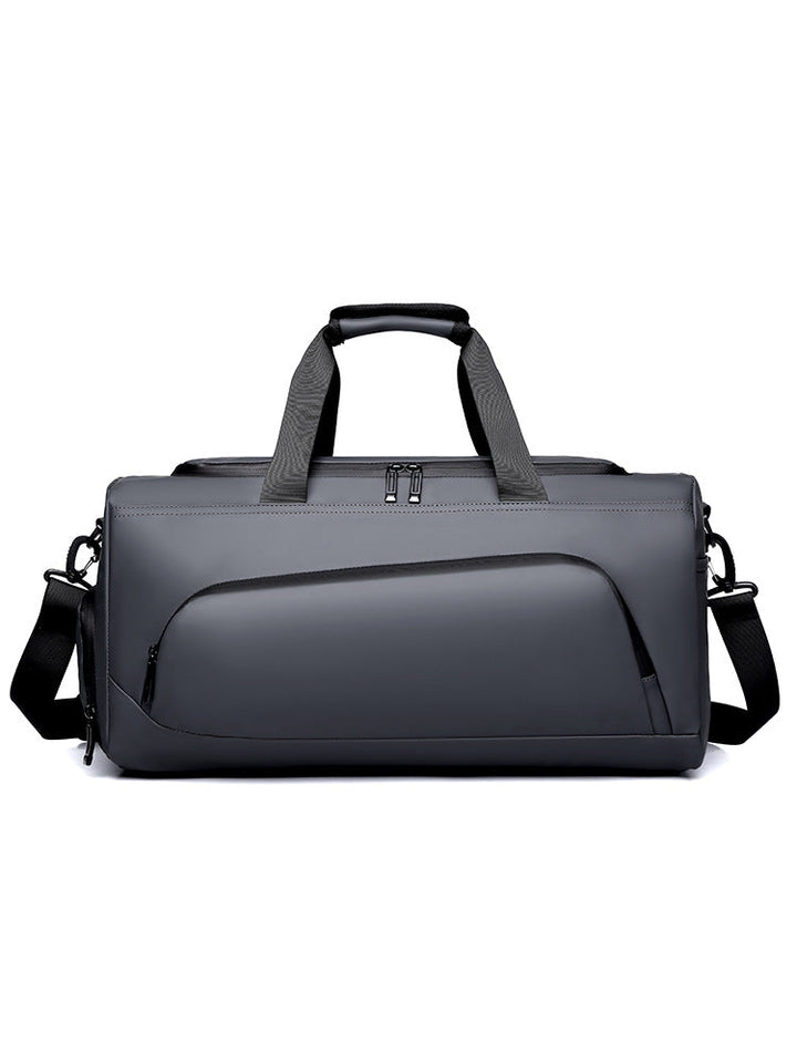 Sporty travel bag with extendable main compartment and multiple organizing pockets Kalsten