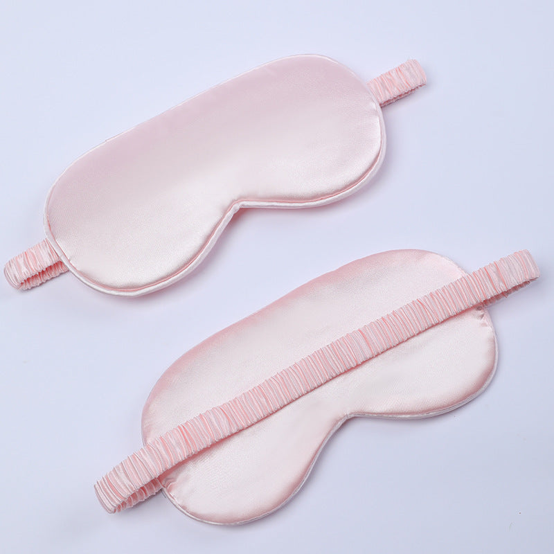 Women's nano silk sleep mask with padded eye area, adjustable elastic band, and storage pouch Kalsten