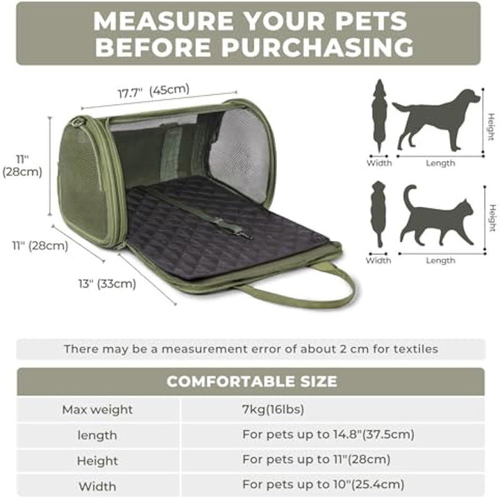 Transport box for pets with breathable mesh inserts Kalsten
