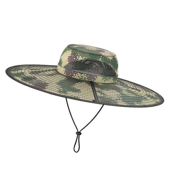 UV-Protect-Sun Hat with removable face and neck protection, integrated solar fan and breathable mesh Kalsten