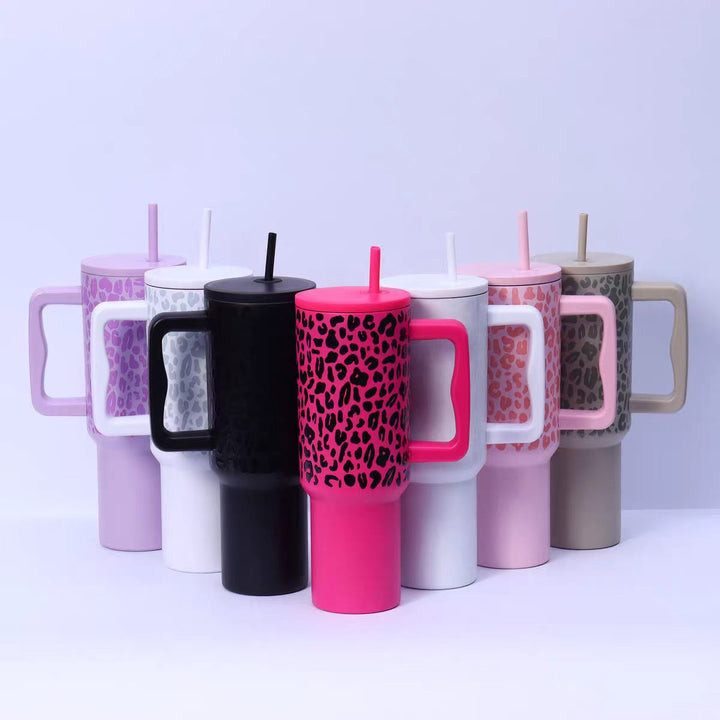 Ladies drinking cup with unique leopard pattern Kalsten
