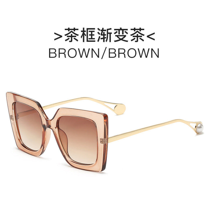 Ladies elegant sunglasses with geometric frame Kalsten