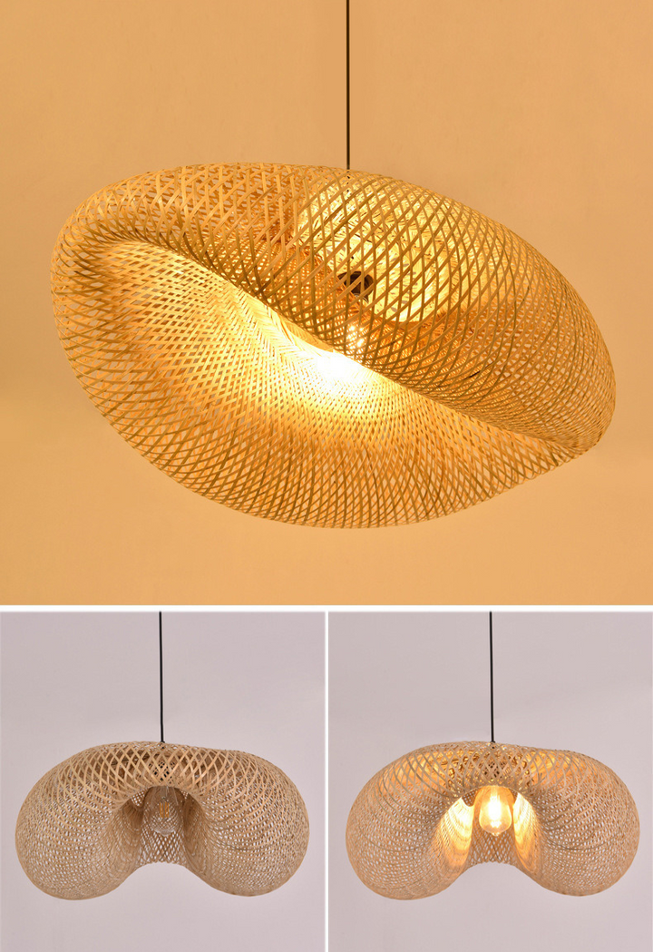 BambooLife Pendant Lamp - Handwoven Bamboo Lampshade for a Warm Interior Kalsten