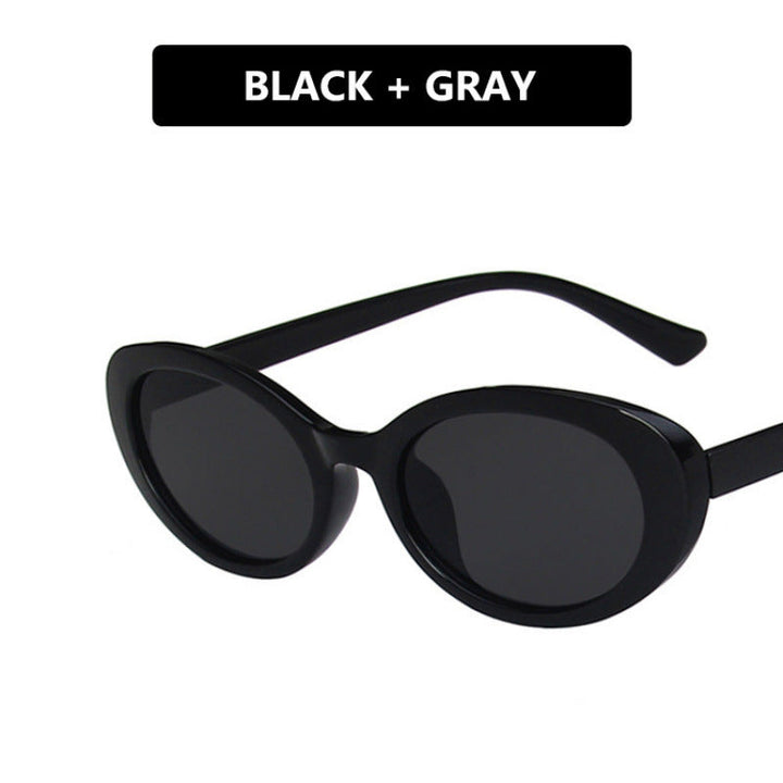 Women's Cat-Eye Sunglasses with Transparent Frame and Gradient Lenses Kalsten