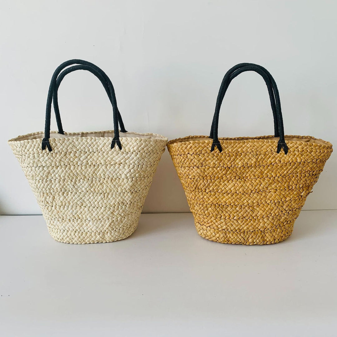 Handmade straw market bag Kalsten