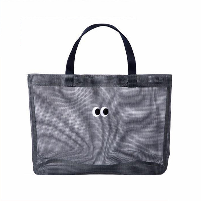 Practical beach bag with mesh structure Kalsten