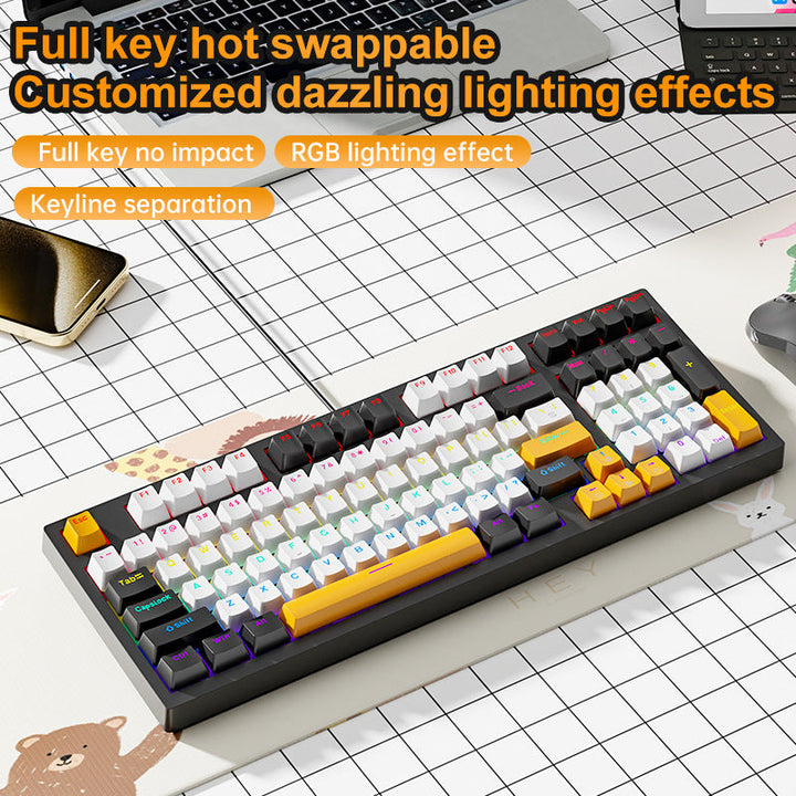 RGB Mechanical Gaming Keyboard with Hot-Swap Switches Kalsten