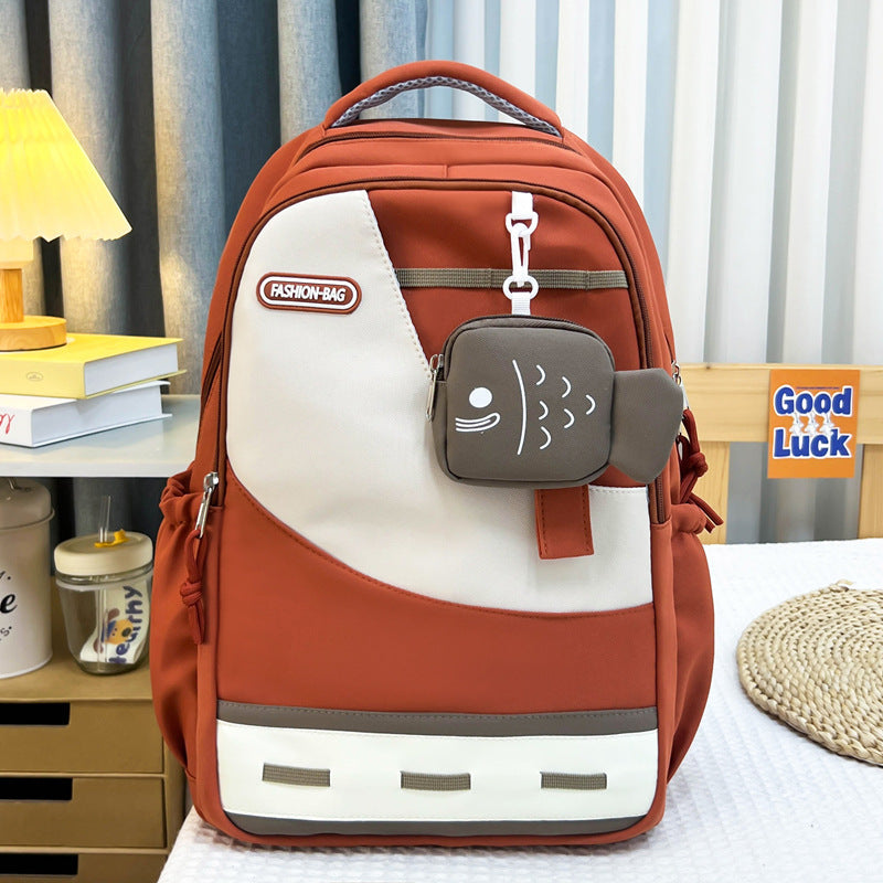 Fashion-Forward Multi-Pocket School Backpack