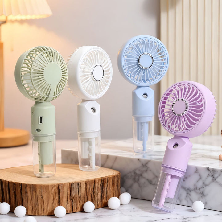 Ladies portable hand fan with spray function Kalsten