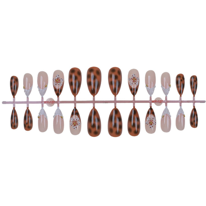 Elegant Floral Press-On Nail Art Kit Kalsten