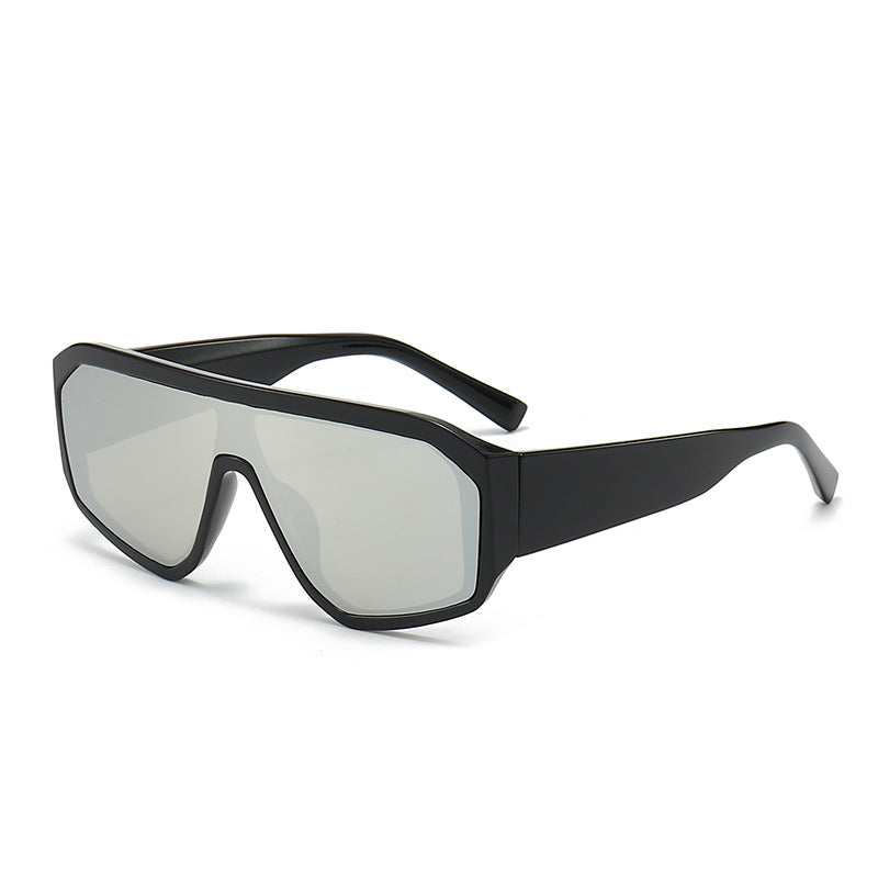 Men's Futuristic Oversized Shield Sunglasses Kalsten