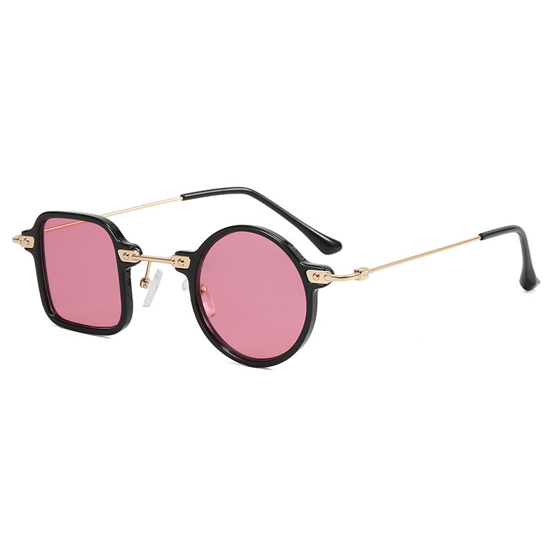 Ladies elegant round hybrid glasses with square design Kalsten