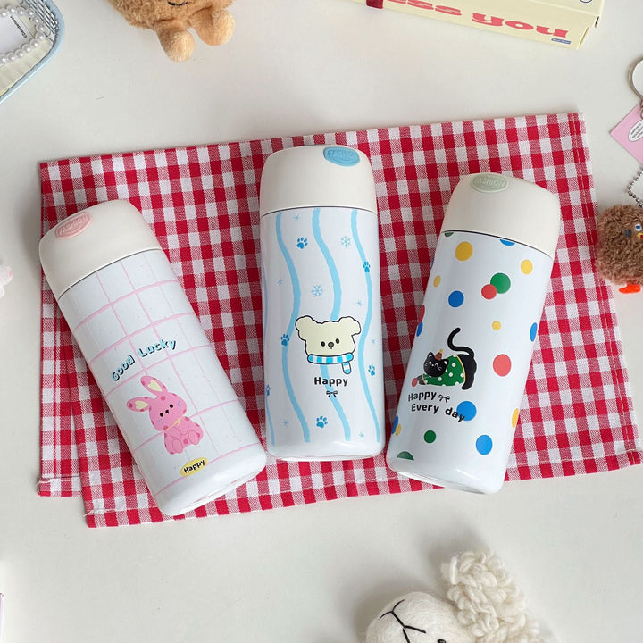 Women Insulated Water Bottle with Playful Animal Design Kalsten