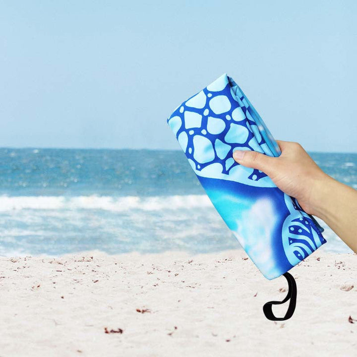 Beach towel with unique sea turtle design Kalsten