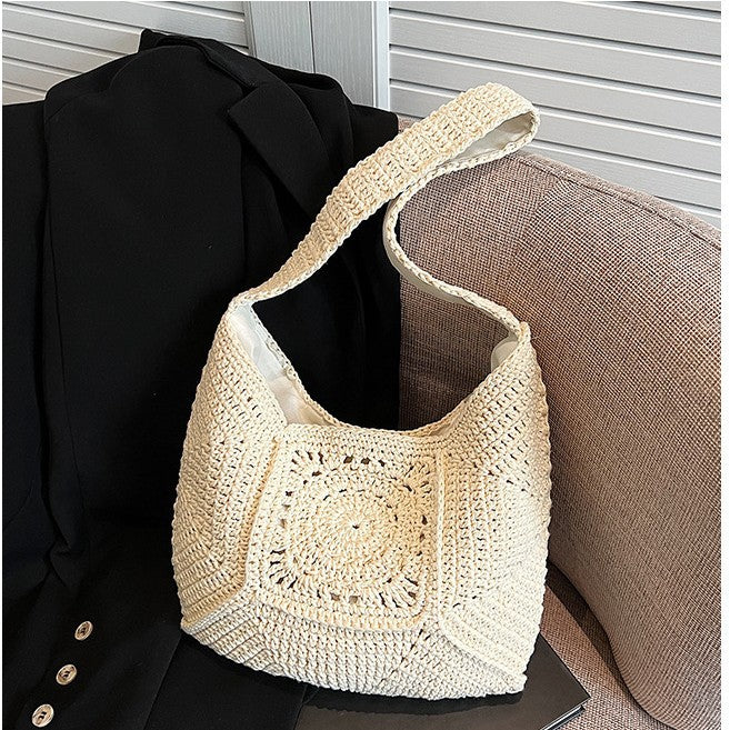 Handcrafted Macrame Tote Bag with Unique Pattern Kalsten