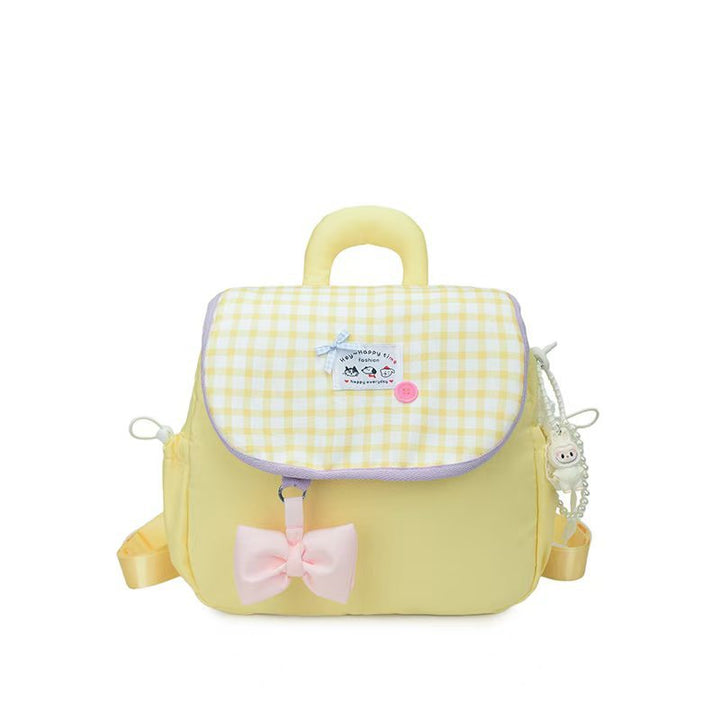 Heart-Patterned Mini Backpack Kalsten