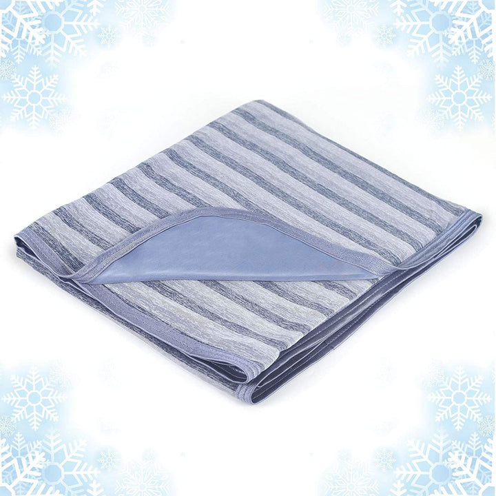 Women Soft and Breathable Striped Fleece Blanket Kalsten