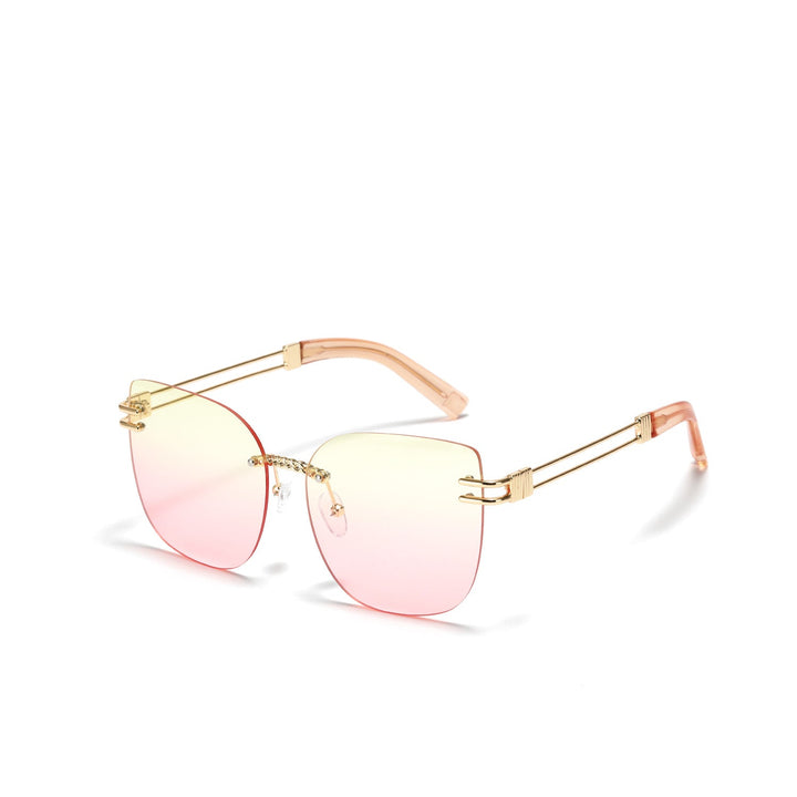 Women's Oversized Sunglasses with Stylish Gradient and Unique Frame Kalsten