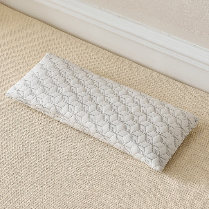 Long-format neck support pillow with breathable cover Kalsten