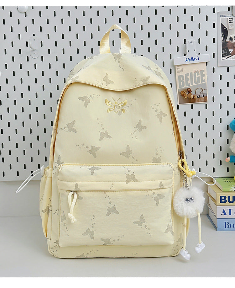 Butterfly Patterned Casual Backpack Kalsten