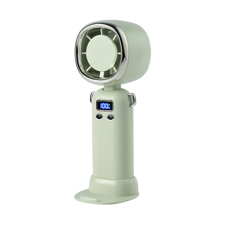 Women portable handheld fan with LCD display and powerful battery Kalsten